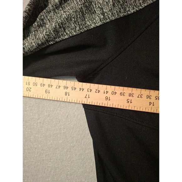 Athleta Running Zip Pullover Womens Size Small Gray Black Training Track - Picture 8 of 8